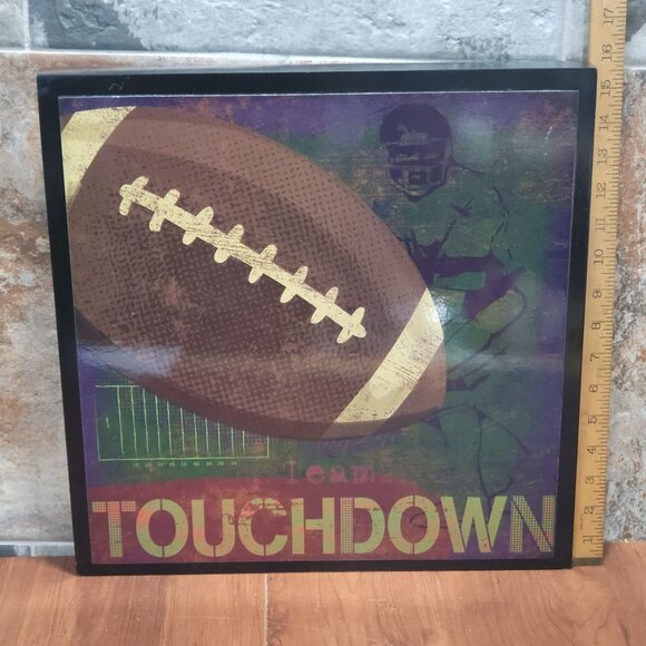 Hobby Lobby Football Sports Art Print Wall Hanging Decor - Picture 6 of 14
